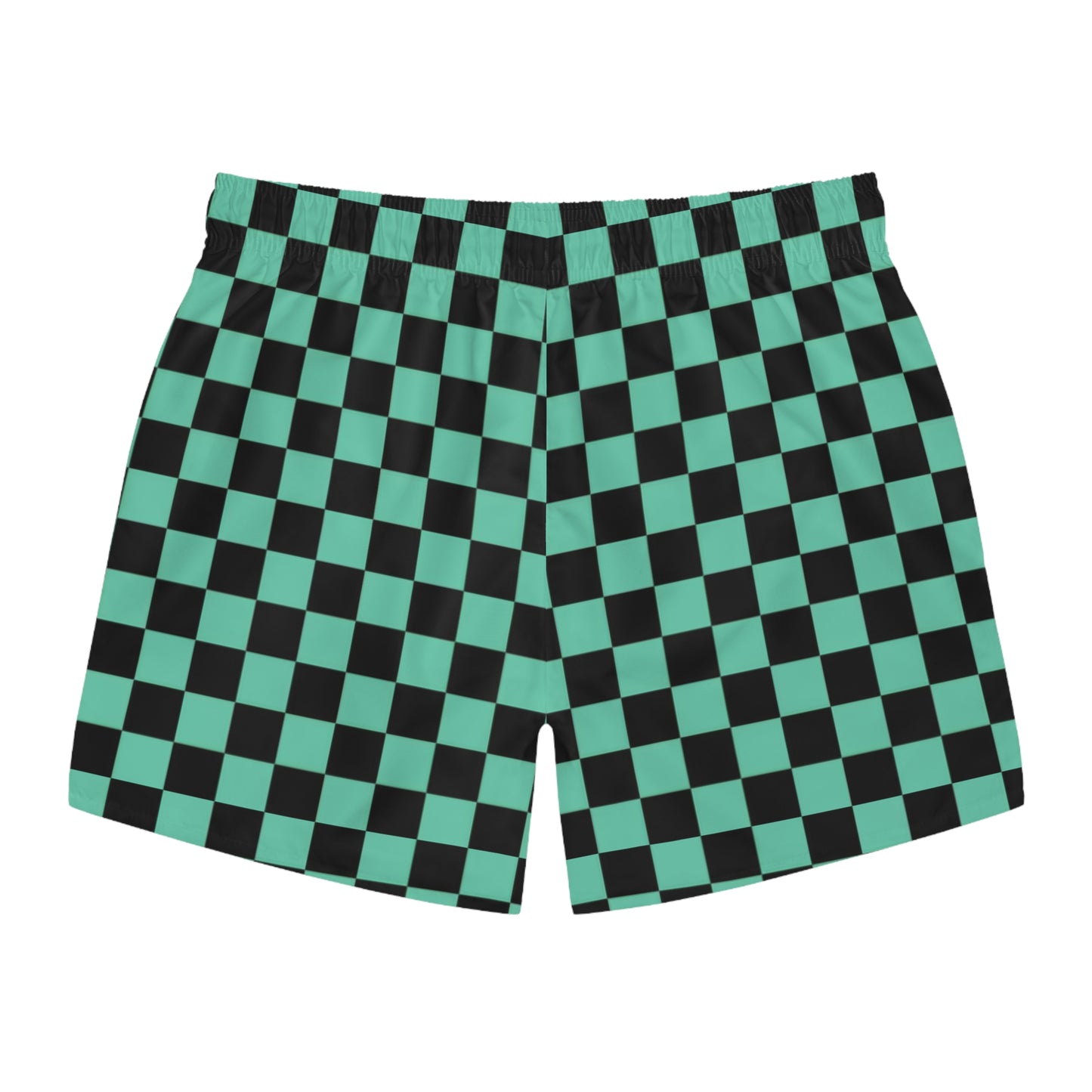 Demon Slayer Checkered Swim Shorts