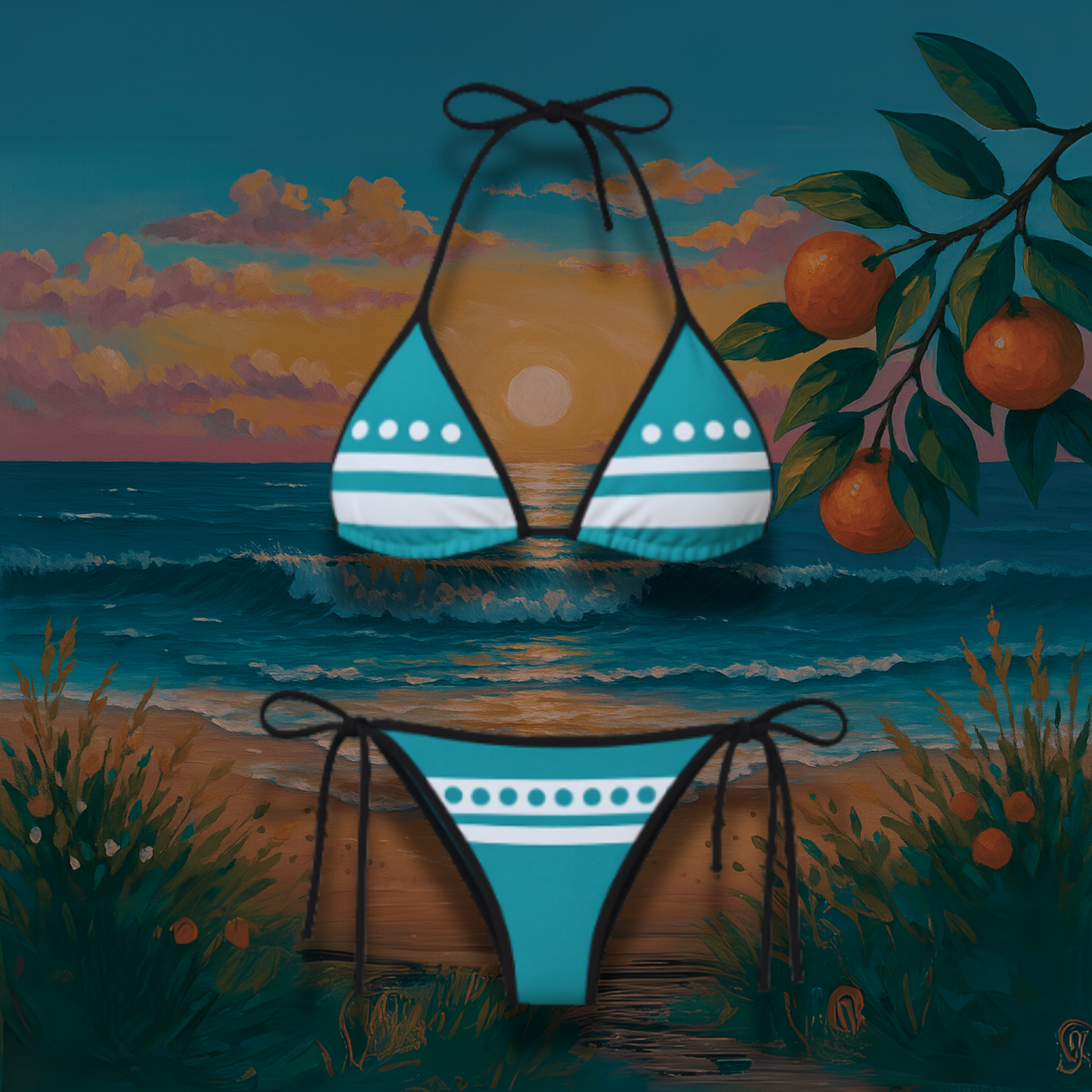 Nami-Inspired Bikini Set – One Piece
