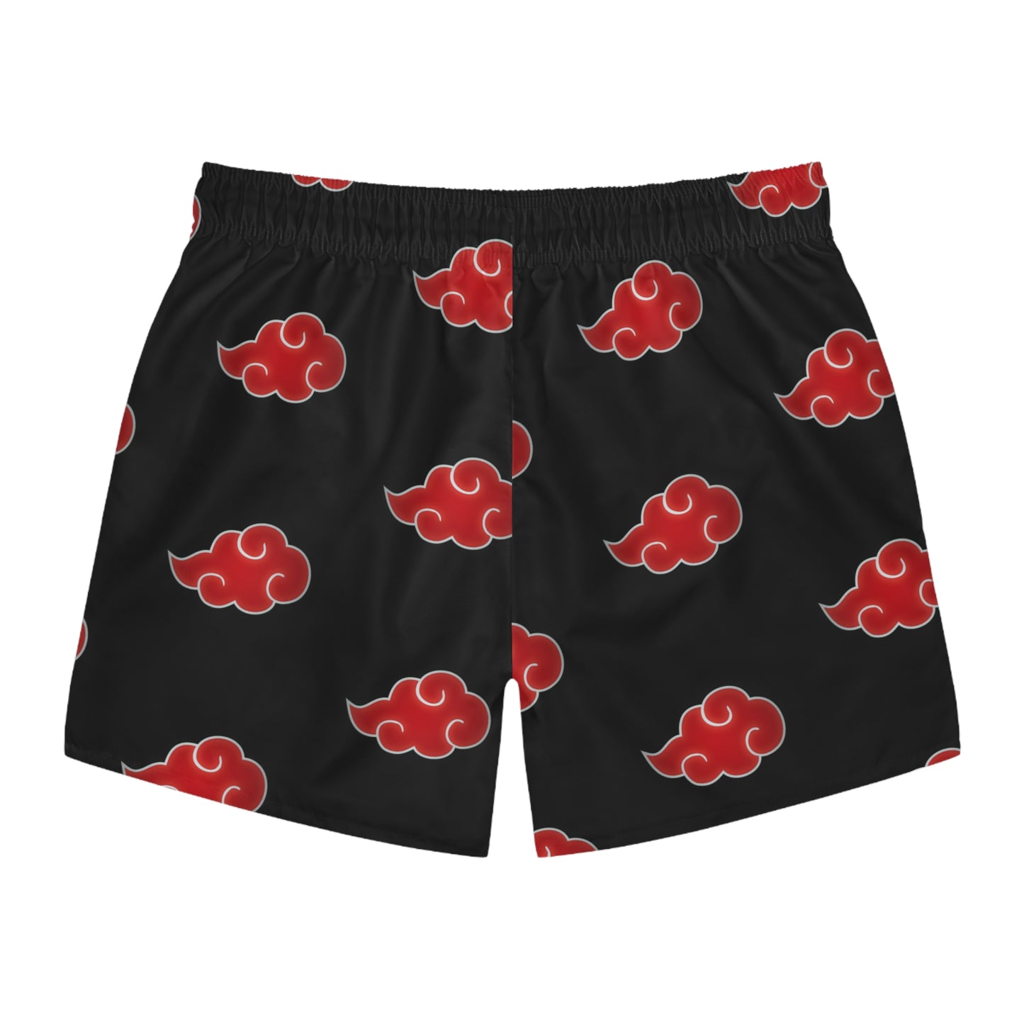 Anime-Inspired Cloud Print Swim Trunks for Beach Days