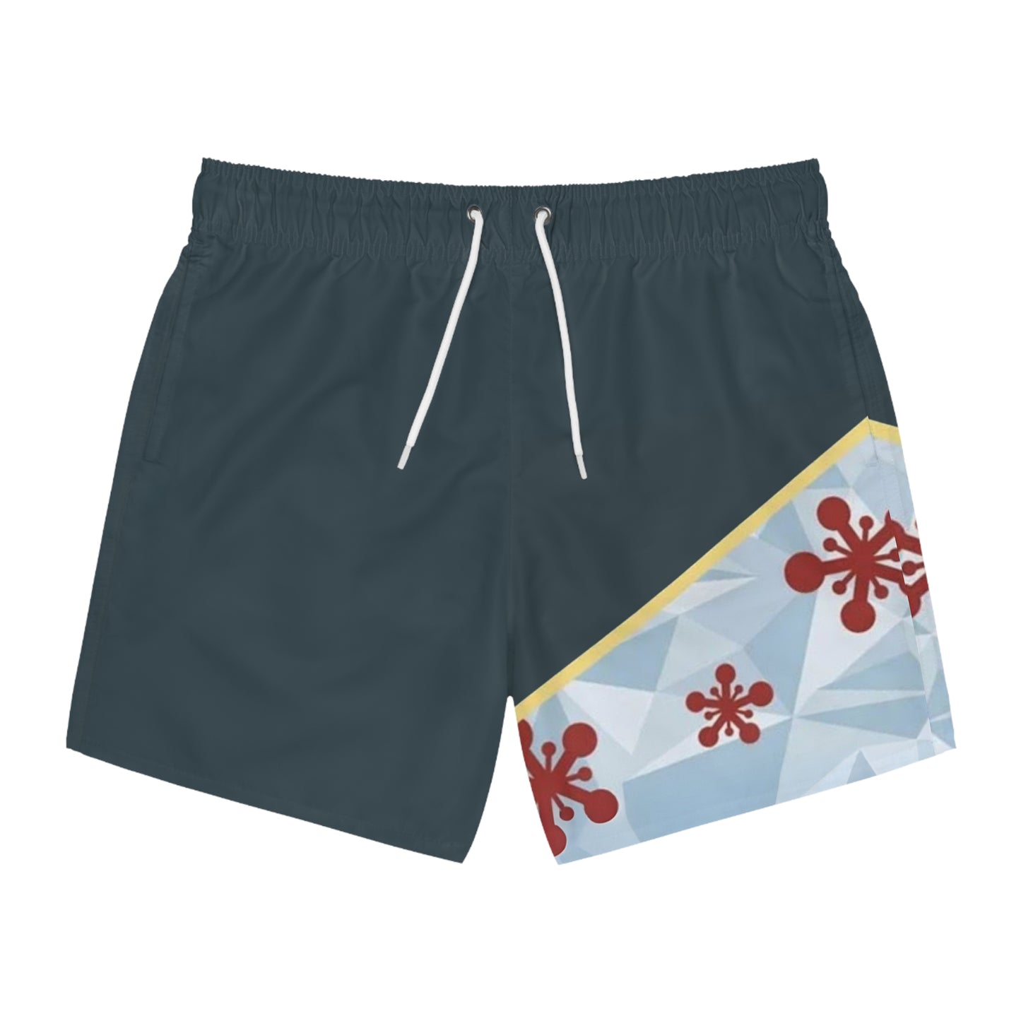 Hashira Heat: Tengen-Inspired Swim Shorts