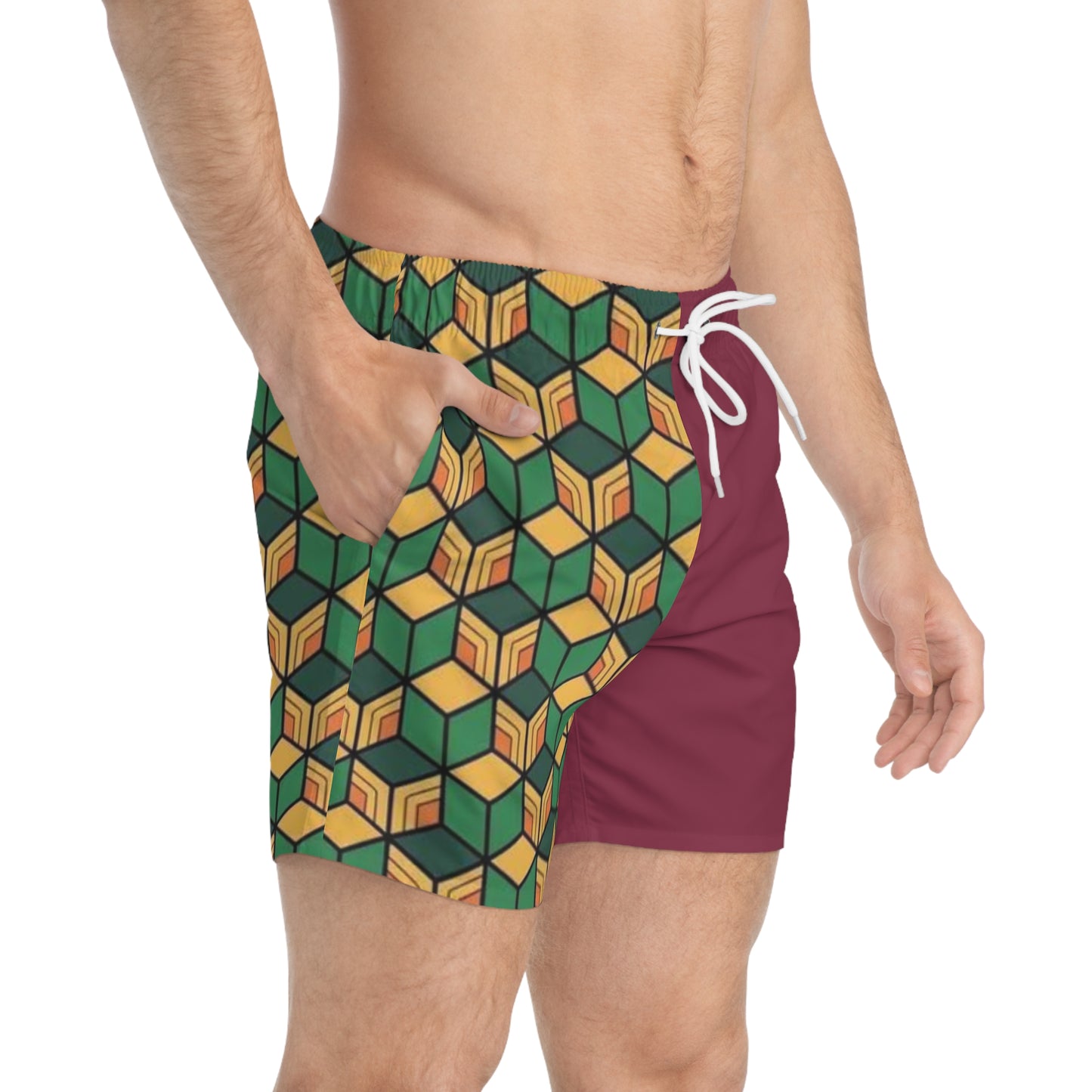 Water Hashira Split Swim Shorts – Giyu