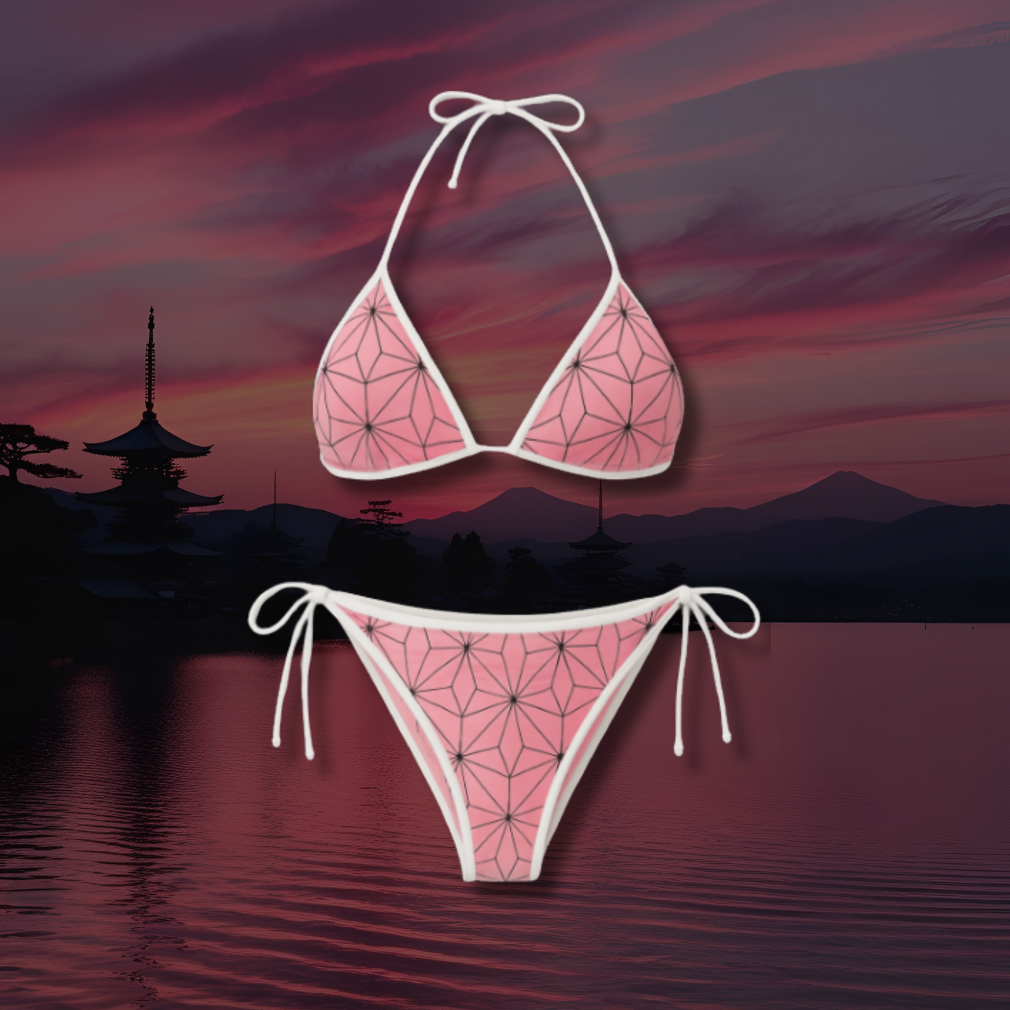 Nezuko Bloom Bikini Set