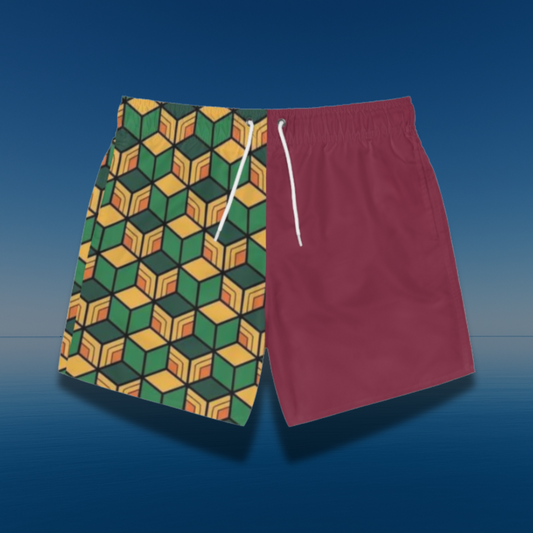 Water Hashira Split Swim Shorts – Giyu
